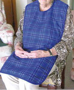 Blue Tartan Clothing Protector