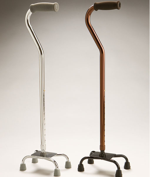 Walking Stick Quad Cane with Small Base in Australia