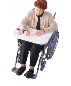 Wheelchair Lap Tray - Economy Moulded