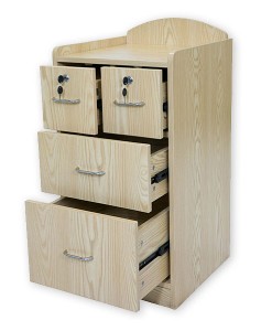 Bedside Cabinet Double Lock