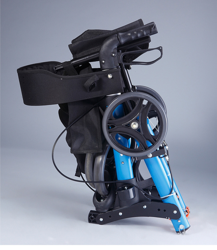 Travel Lite Portable Outdoor Seat Walker with Seat and Bag + Crutch