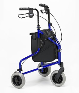 Days 240L Lightweight Aluminium Folding 3 Wheel Tri Walker_BLUE