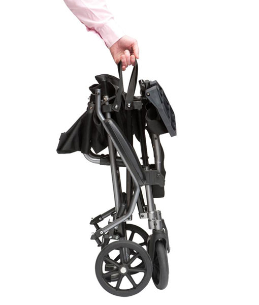 Drive-Travel-Lite-Portable-Wheelchair-folded