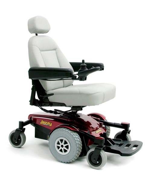 The Pride Jazzy Select 6 Power Chair features an in-line motor technology for increased efficiency, torque and range coupled with a PG GC 2 Controller. Built with ease of service in mind and easy side access batteries, the Pride Jazzy has been built for ease of use and comfort.