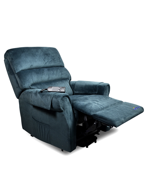 Royaleâ€™s Signature Mayfair recliner lift chair  made from High Quality Custom Soft Angora Fabrics features class in any setting and home dÃ©cor.