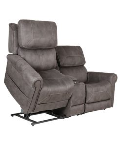 Kennington Twin Seat Dual Motor Lift Chair With Headrest and Lumbar – Home Theater Recliners