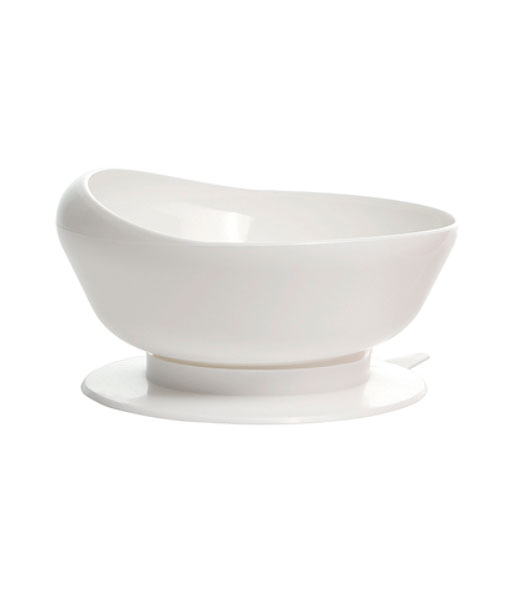 Medici Scoop Bowl with Suction Cup - Ivory 1