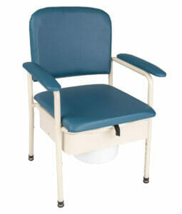 Bedside Commode Pan Deluxe Padded