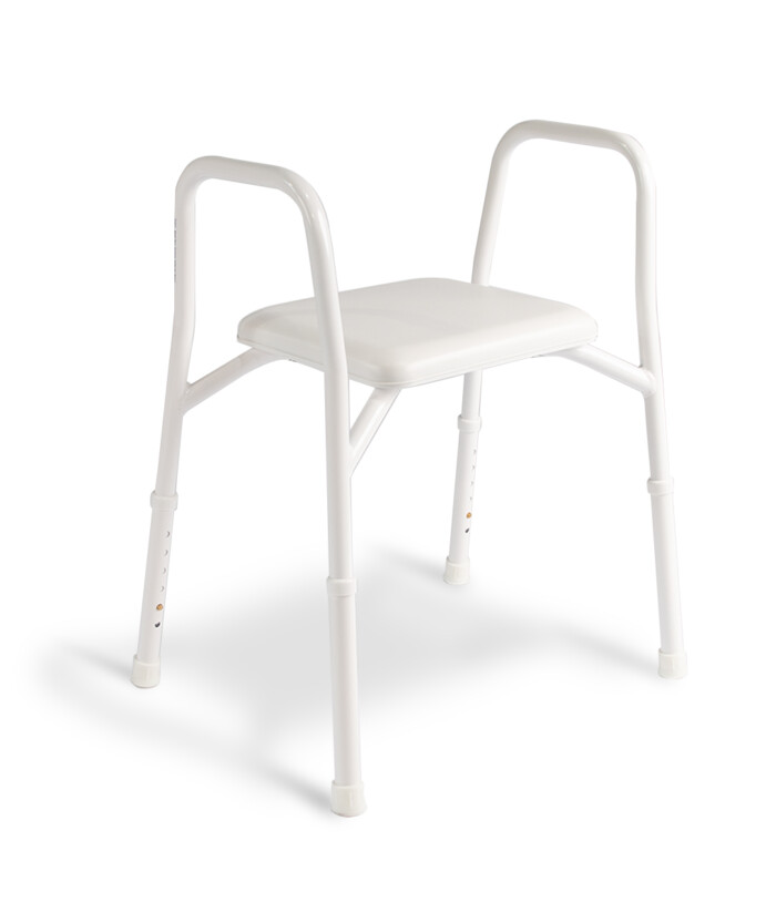 Hero Medical Aluminium Rust Free Padded Shower Stool and Chair 1