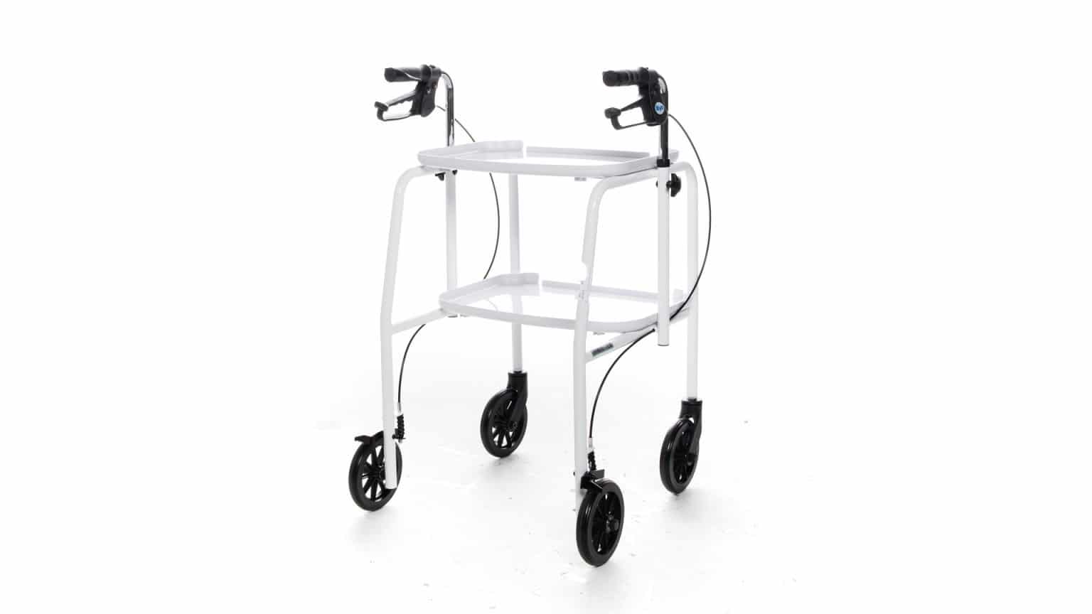 Trolley Walker With Handbrakes Adjustable Height Independent Living