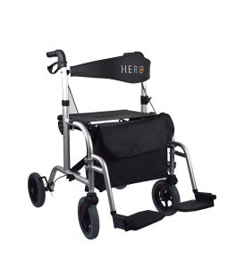 Hero Medical Wheelchair/Rollator – FUSION 2 IN 1 – Hero