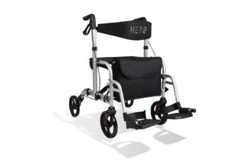 Hero Medical Wheelchair/Rollator - Fusion 2 in 1