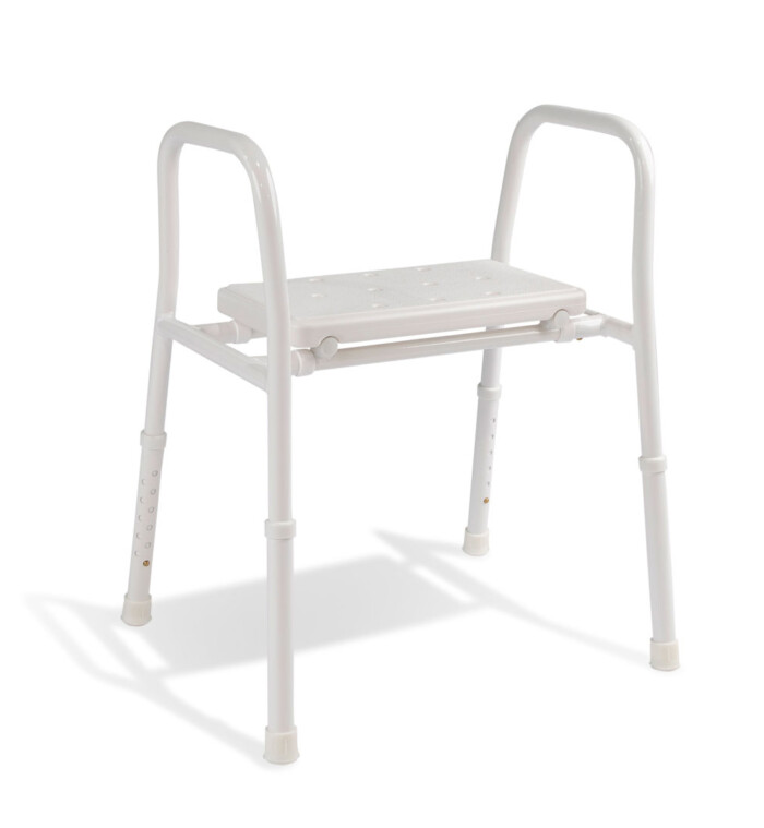 Folding/Collapsible Portable Shower Stool - Aluminium Rust Free 1