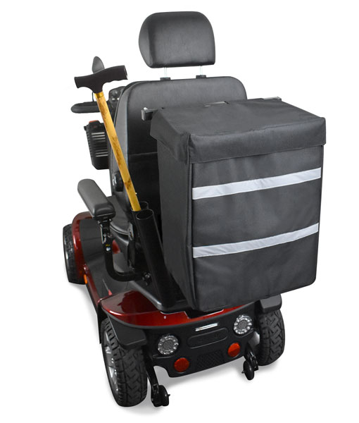 Mobility Scooter Bag (Rear) and Cane Holder 2