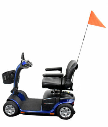 Mobility Scooter Flag + Bracket 7