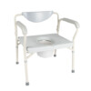Heavy Duty Commode All-in-One with Padded Back