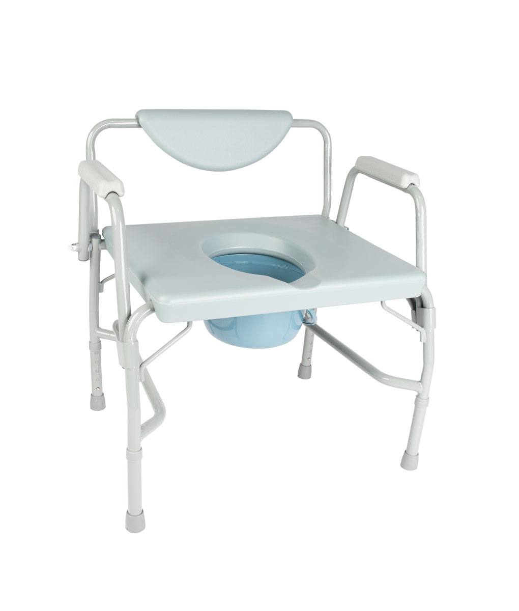 3 In 1 - Bariatric Drop Arm Commode Chair - Independent Living Specialists