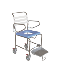 Shower Commode – Transit 445 mm With Sliding Footplate