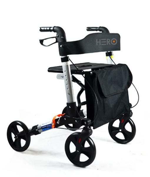 Travel Lite Portable Outdoor Seat Walker with Seat and Bag + Crutch Holder 1