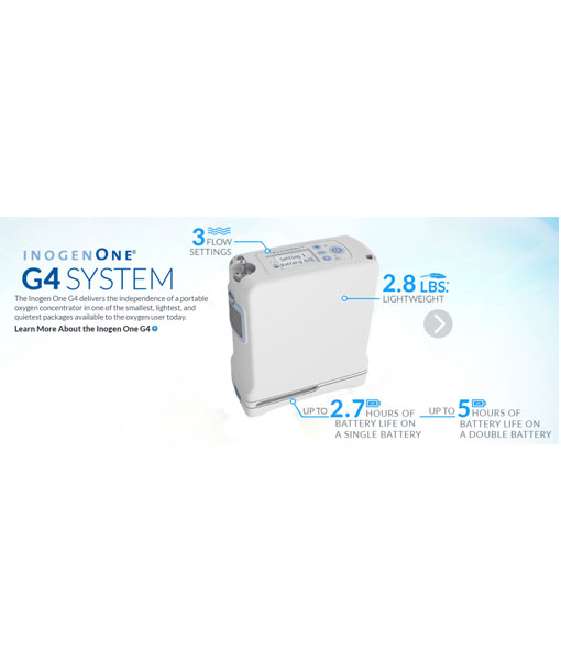 Inogen One G4 Oxygen Concentrator 4