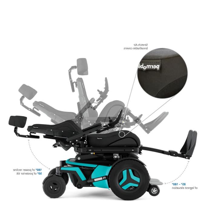 Permobil F5 Corpus Power Wheelchair 6