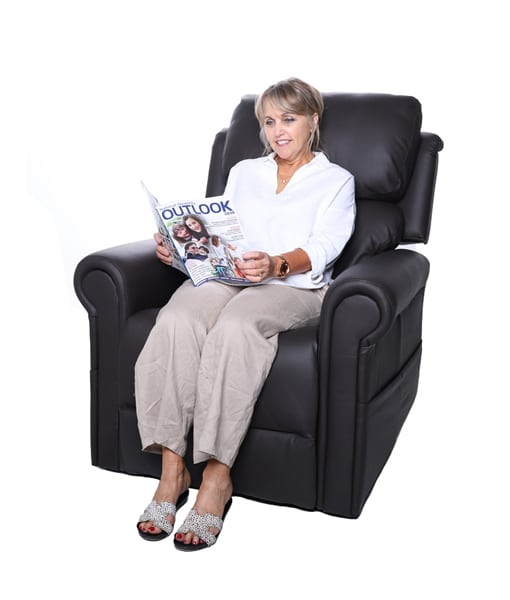 Royale Medical Chadwick Leather Lift Chair - Taupe Beige 4