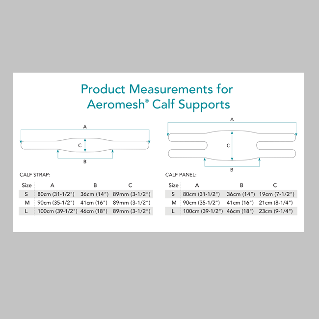 Bodypoint Calf Support Panel Padded Aeromesh Belt 3
