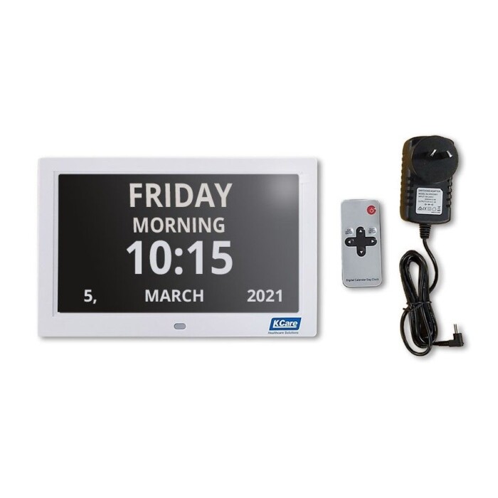 KCare Digital Clock With Alarm & Text Reminders 2