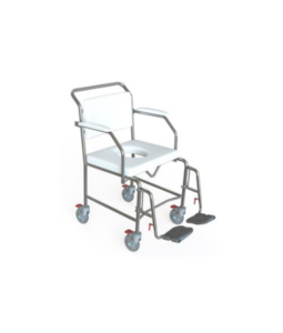 Shower Commode – Transit Mobile 550mm With Swing Away Legrests