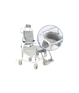 Aquatec Shower Commode Bed Pan Carrier