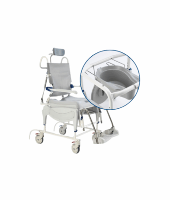 Aquatec Shower Commode Bed Pan Carrier