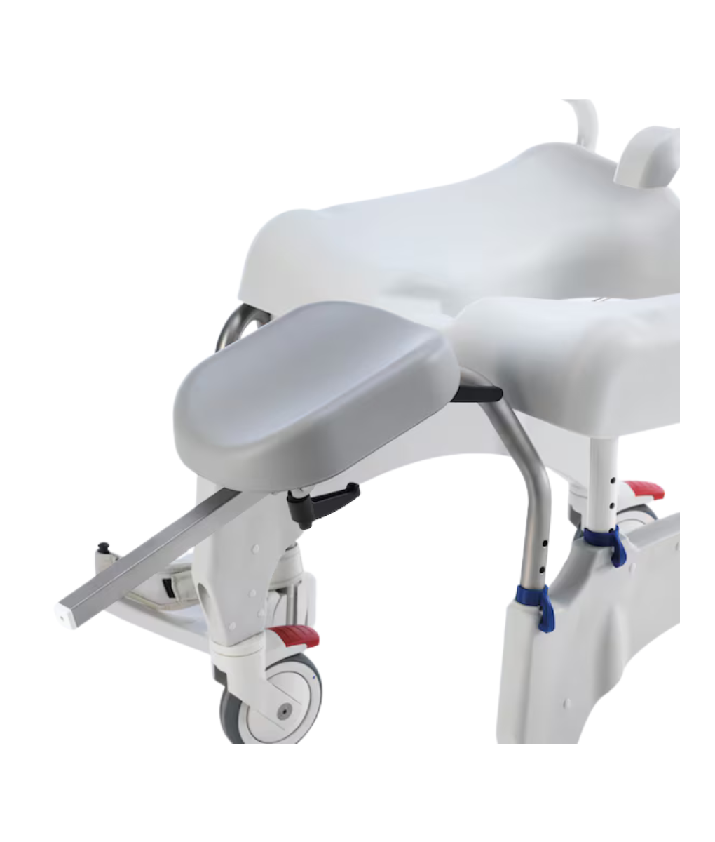 Aquatec Shower Commode Amputee Leg Support 1 Aquatec Shower Commode Amputee Leg Support